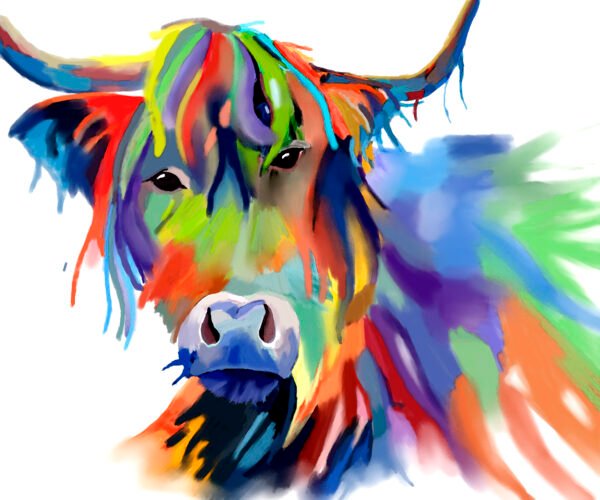 Colorburst Cow