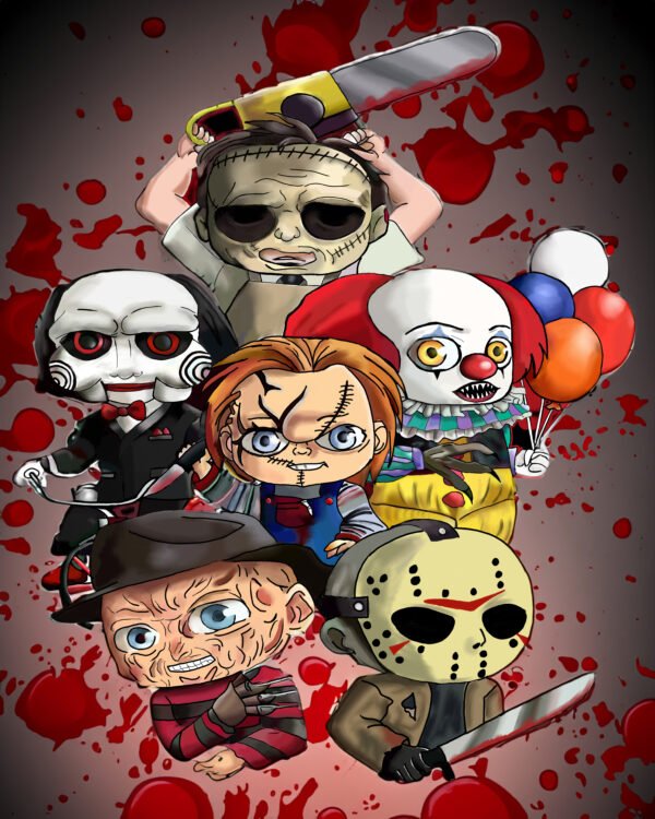 Killer Cuteness: Chibi Horror Icons